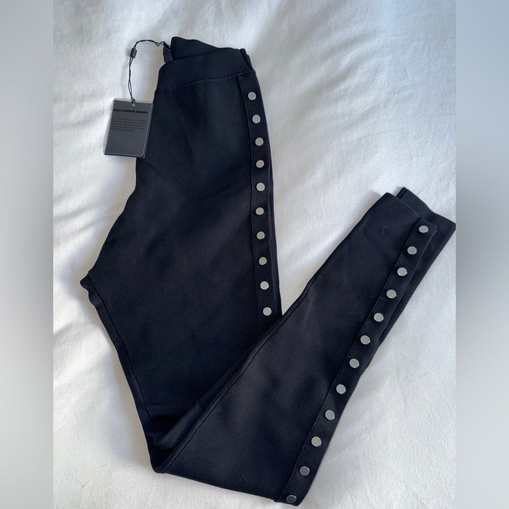 ALEXANDER WANG STUDDED LEGGING SMALL